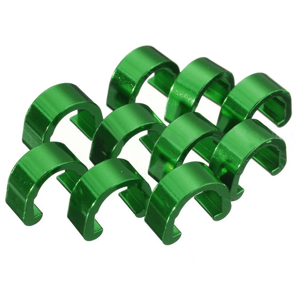 

10PCS Bike Cable C-Clips Buckle BMX Road Bike Brake Cable Deducation C-Clip Buckle Clamp Derailleur Shift Cable Housing Hose
