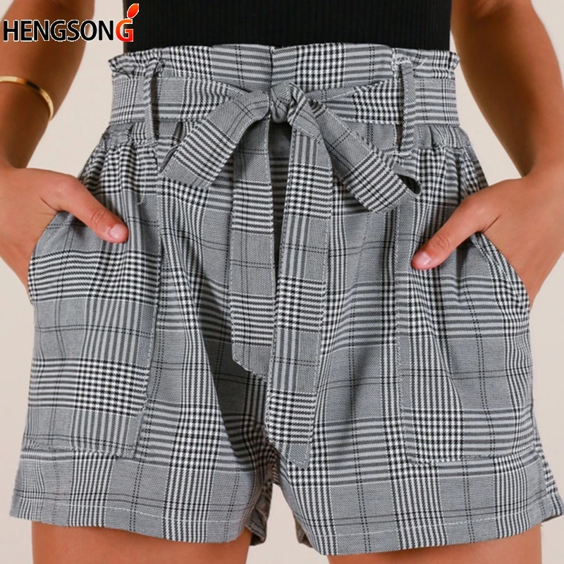 

2018 New Elastic Waist Pocket Tennis Shorts Women Sportswear Loose Sport Badminton Volleyball Shorts