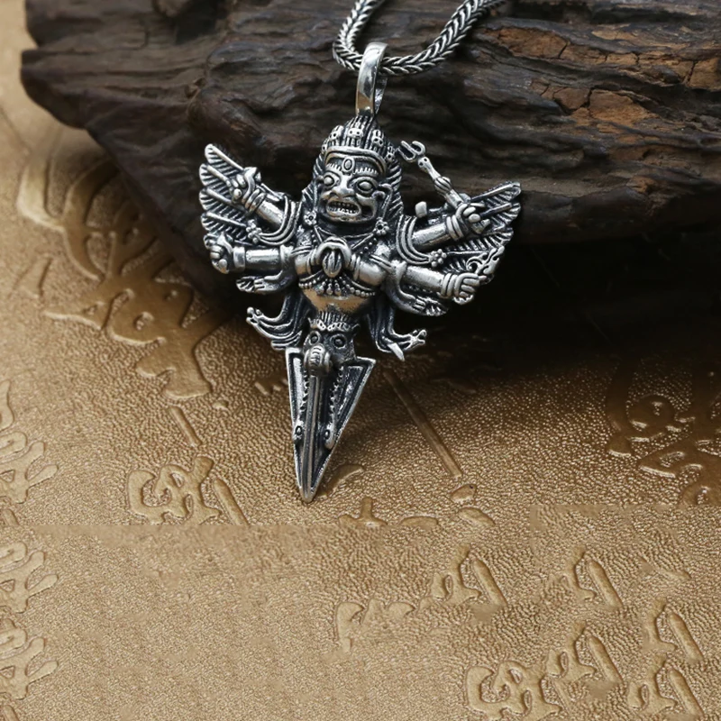Кулон из серебра 2020 пробы в виде Будды ваджры унисекс|real 925|silver buddha925 silver jewelry thailand |