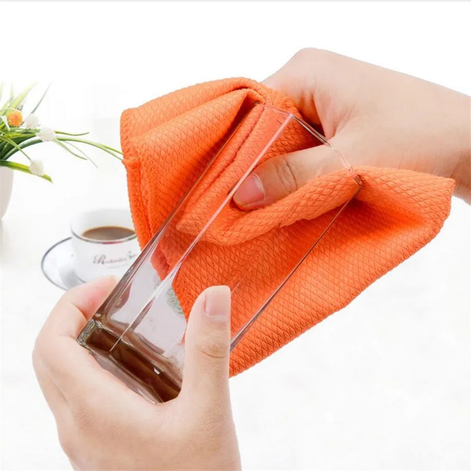Wipe Glass Cloth Water Absorption No Water Mark Special Scale Cleaning Cloth Kitchen Wipe Table Wash Towel 2270c