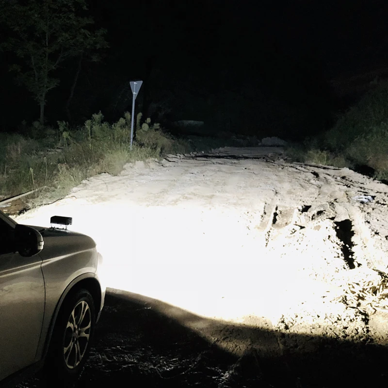 Светодиодная фара рабочего освещения для внедорожников 4x4 7 дюймов 120 Вт|Световая