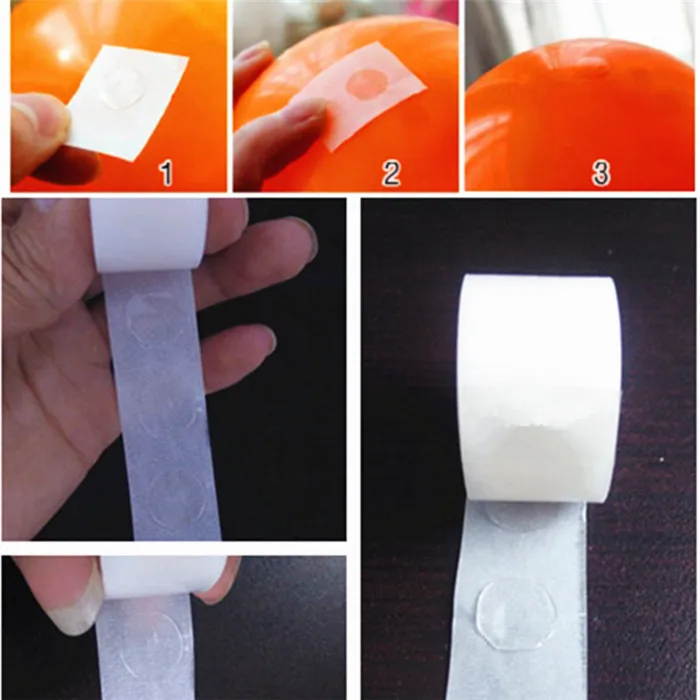 

glue dot double-faced removable sticker tape roller For balloon DIY Party Decoration