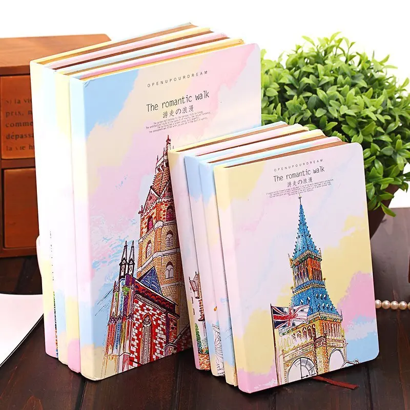 

The romance of travel hand mini laptop students portable small diary account account book South Korea stationery