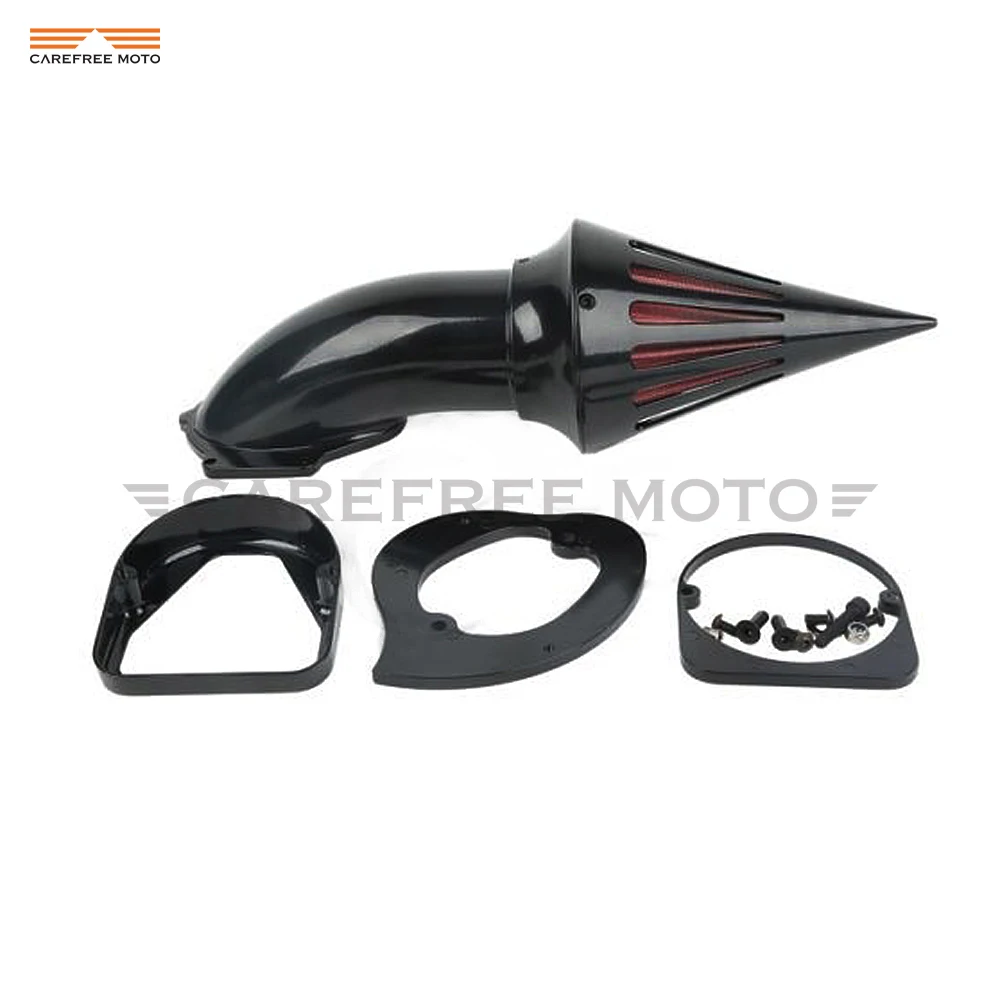 Black Motorcycle Spike Air Cleaner Kit Intake Filter case for Honda Shadow Spirit ACE 750 1998-2013 99 00 01 02 03 04 05 06 07