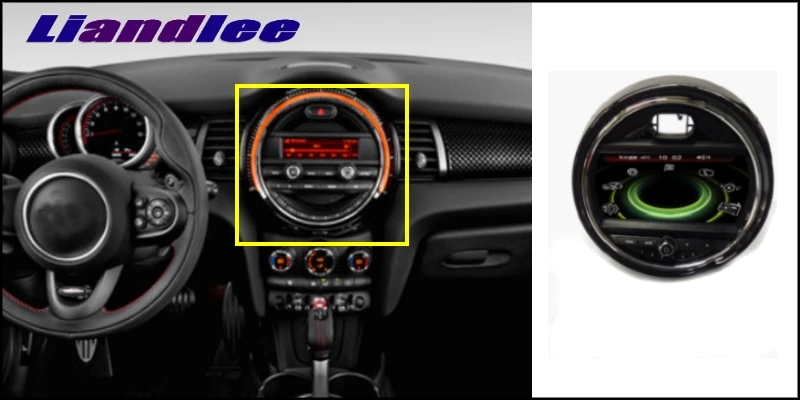 Liandlee для Mini Cooper S автомобильный мультимедийный плеер NAVI с кнопкой iDrive Android автомобильный Радио gps 4G навигация
