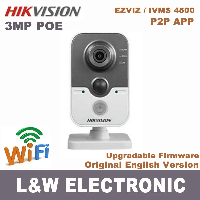 Hikvision Беспроводной Wi-Fi wi-fi ip-камеры Куба POE 1080 P ds-2cd2432f-iw DS-2CD2432F-I (Ш) 2cd2432f-iw ds-2cd2432f |