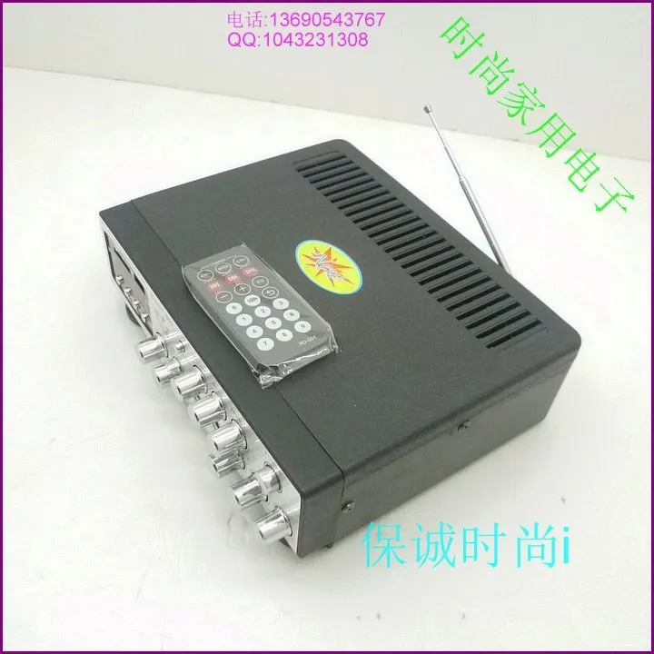 Продажа усилитель HiFi стерео караоке USB SD с FM радио мощности/бытовой 2 0 channnel MP3