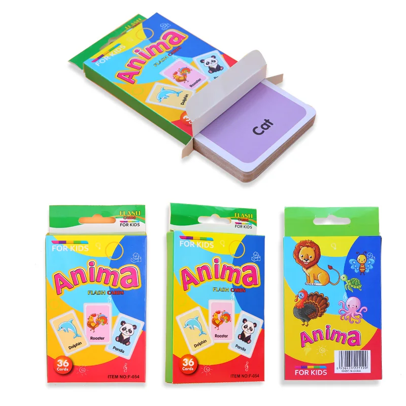 

Baby Letters Card Education Kids Study Flash Cards English Word Early Teaching Cards Poker Cards Game