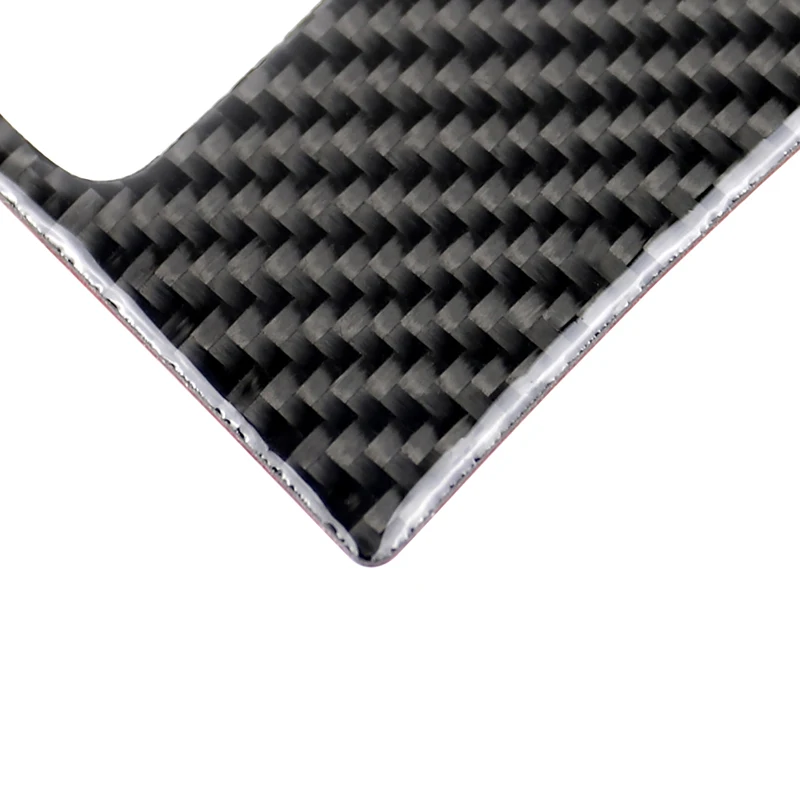  Car Styling Car Carbon Fiber Rubber Sticker Car Engine Start Key Frame Cover Trim Sticker FOR Audi 