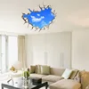 New 3D Blue Sky White Clouds Wall Sticker For Kids Rooms Ceiling Roof Wall Decal Home Decor Self-adhesive Floor Art Mural Poster ► Photo 3/6