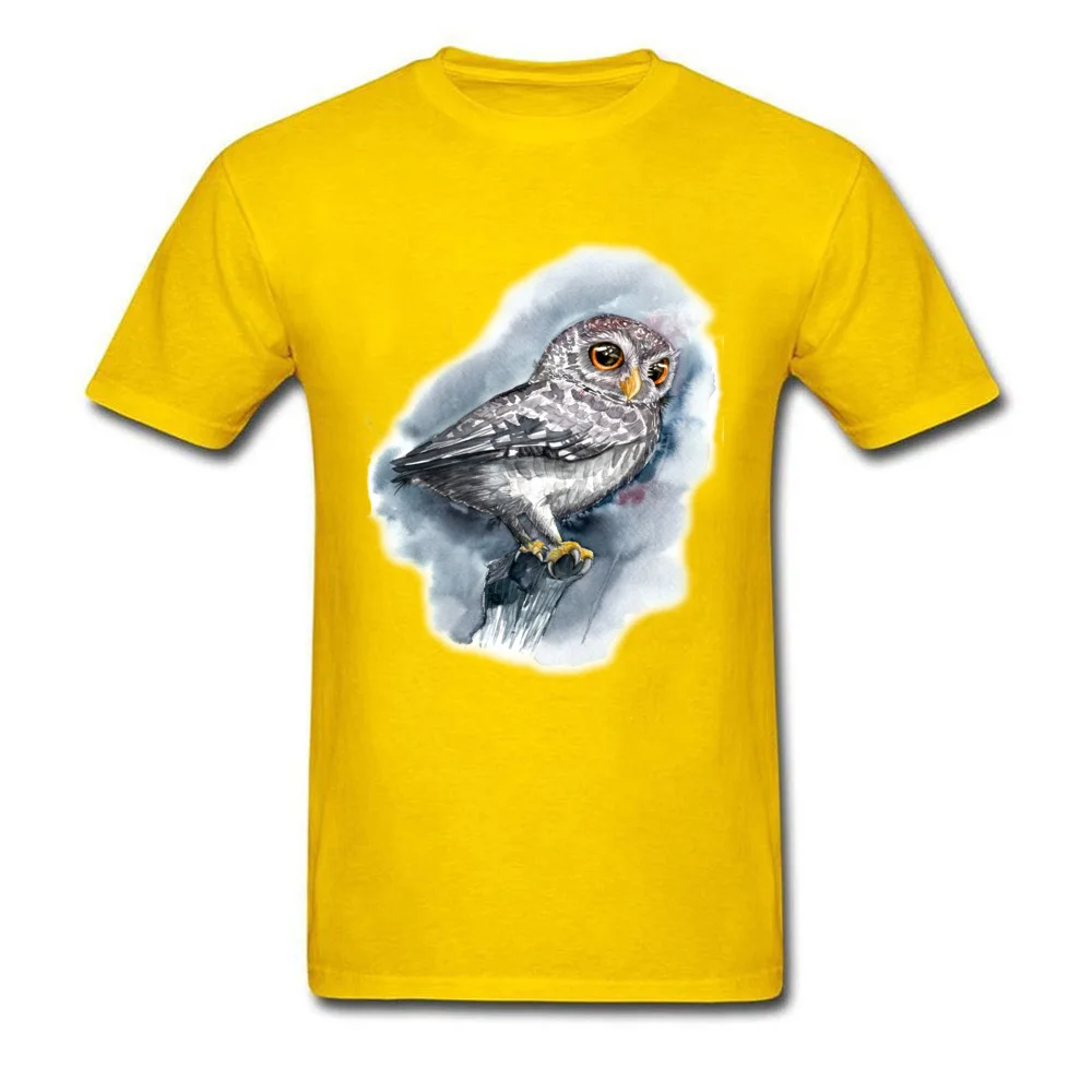 Watercolor Owl_yellow