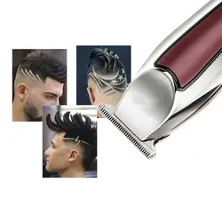 USB парикмахер Ретро масляная голова скульптура Электрический Push-shear парикмахер 0 царапать обшивку постепенное изменение волос галерея Push