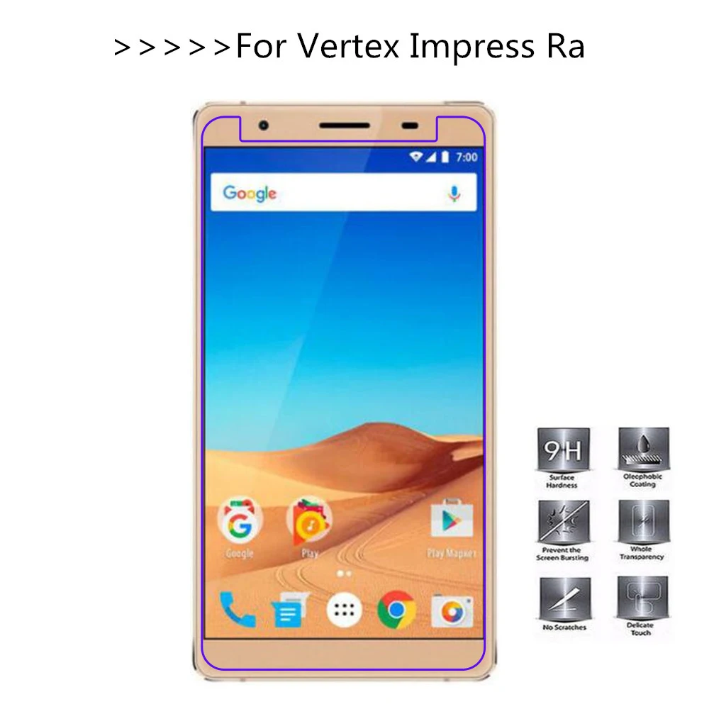 

Tempered Glass for Vertex Impress Ra Screen Protector 9H 2.5D Phone Protective Glass for Vertex Impress Ra Glass