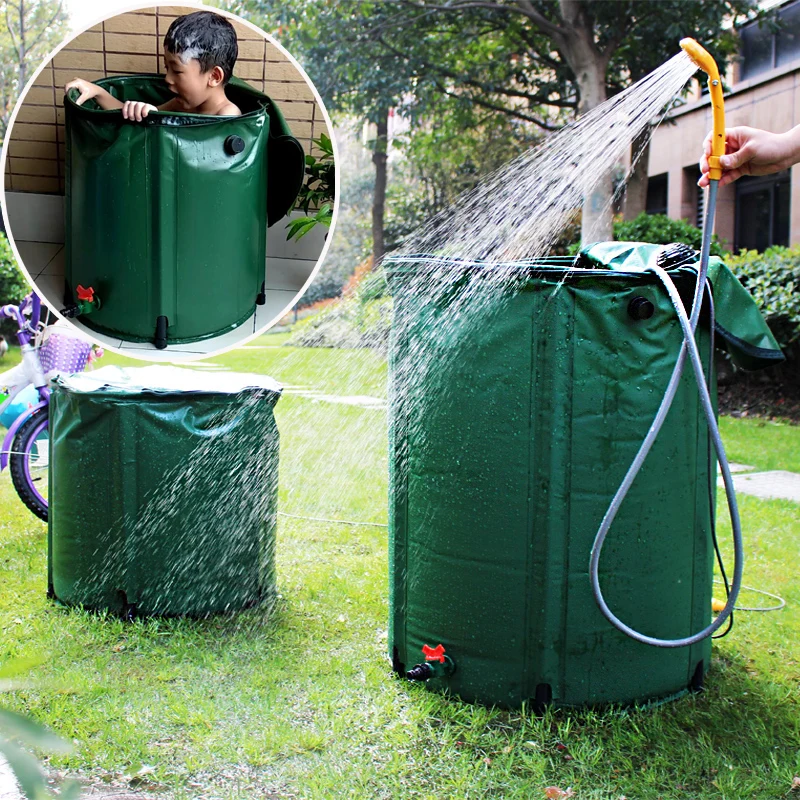  Bolsa de agua plegable, transporte de agua de PVC suave,  contenedor de agua potable de gran capacidad para riego de jardines de  edificios, tamaño personalizado BAIYING (color : marrón, tamaño:  1000L-1.5X1X0.7M) 