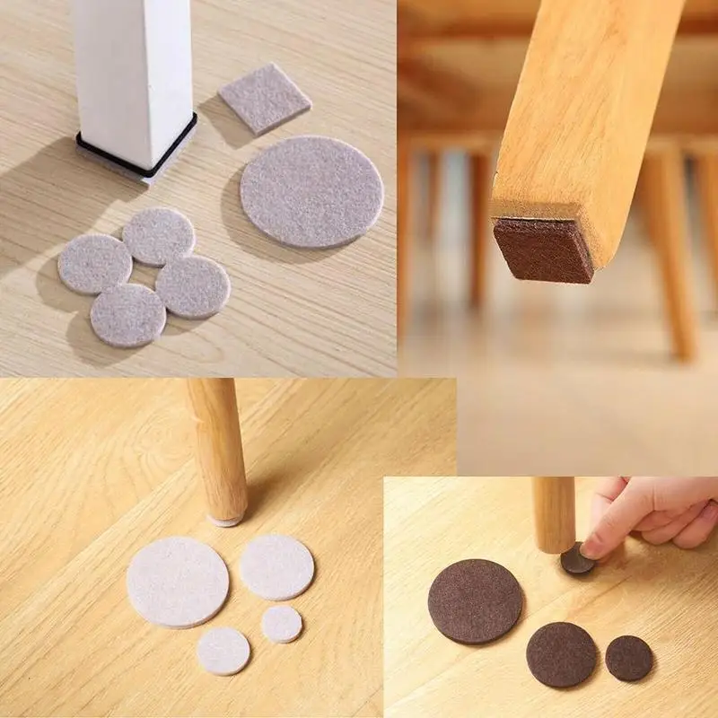 

Felt Table And Chair Mats Noise Prevention Table Mats Furniture Floor Protection Mats Chair Protection Mats Wear