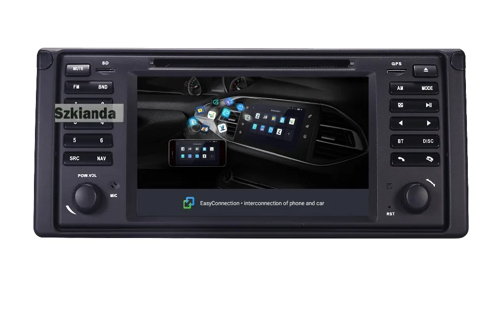 7 inch 1024x600 HD Touch Screen 2 din Android 5.1 Car DVD Radio Stereo for BMW E39 E53 X5 Wifi 3G Bluetooth Radio RDS USB IPOD