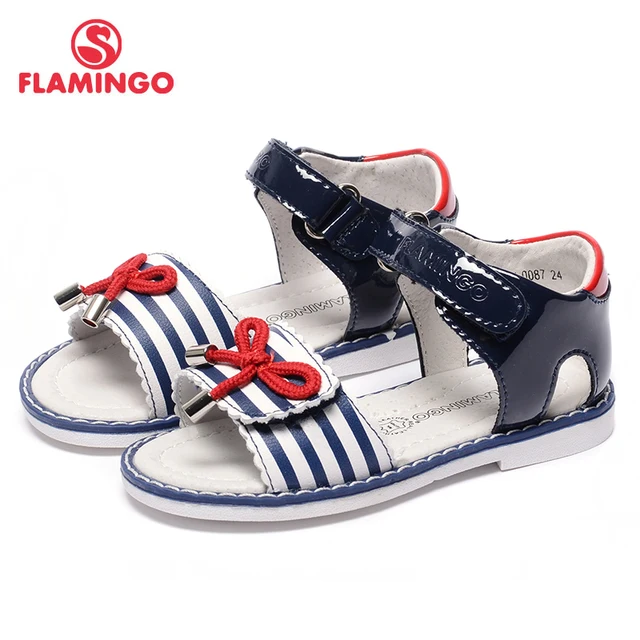Flamingo известный бренд 2017 новых прибытия весенние и летние дети мода высокого качества сандалии для девочек 71s-ch-0087