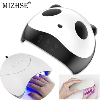 

MIZHSE UV Lamp LED Ice Lamps Nail Gel Polish Dryer Manicure Machine for Nails Art Curing With Timer Button USB Connector Tools