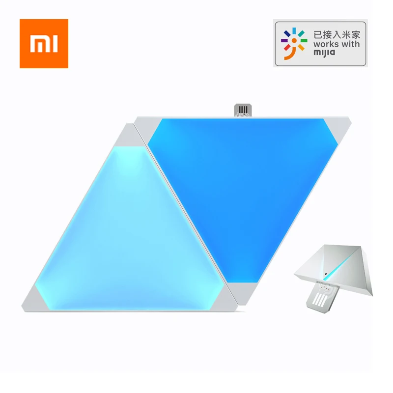4 упаковки Xiaomi Nanoleaf 16 миллионов полноцветный умный нечетный светильник для работы с Mijia Apple Homekit Google поддержка Voise управления
