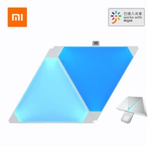 4 упаковки Xiaomi Nanoleaf 16 миллионов полноцветный умный нечетный светильник для работы с Mijia Apple Homekit Google поддержка Voise управления