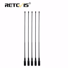 5pcs Retevis RT-771 VHF UHF Antenna SMA-F Female Antenna For Baofeng UV-5R BF888S Retevis H777 RT-5R For Kenwood Walkie Talkie