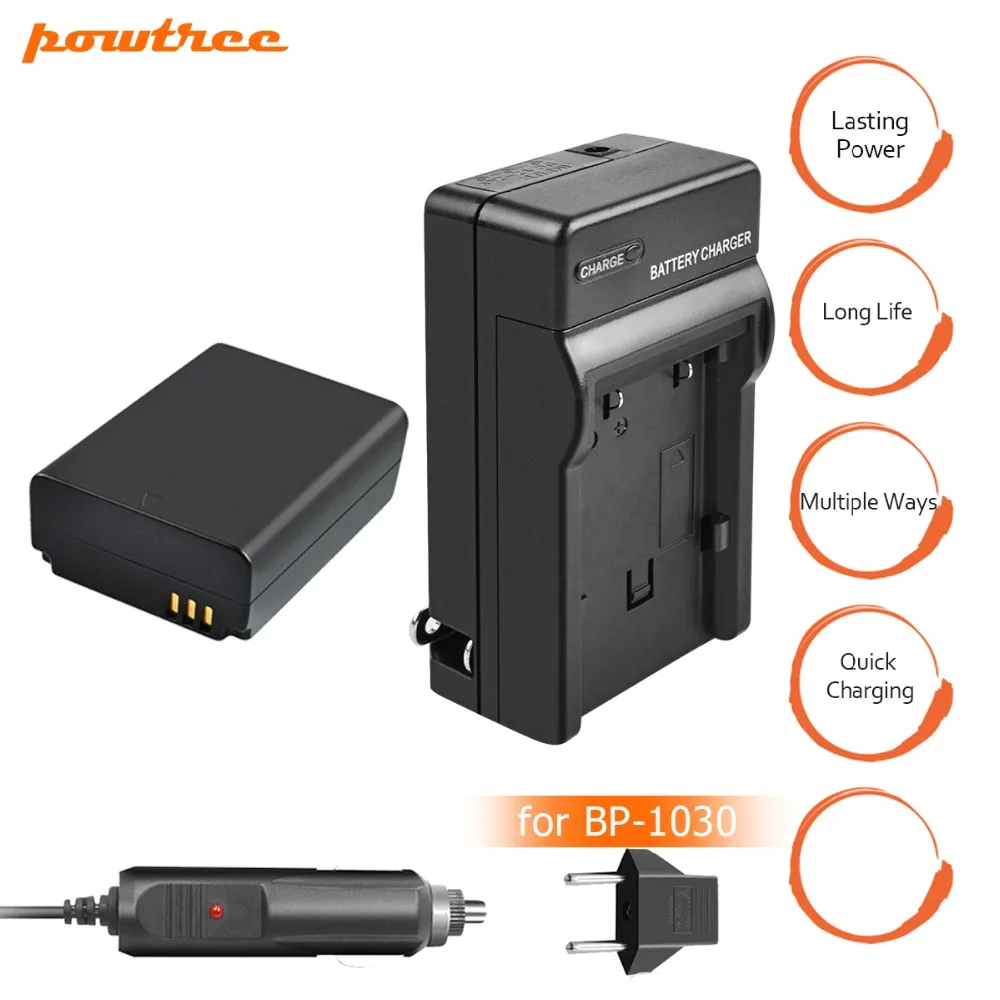 

1Packs 7.2V 1400mAh BP-1030 BP1130 Li-ion camera Battery+Battery charger+Car charger For SUMSANG NX200 NX210 NX1000 z1 L10