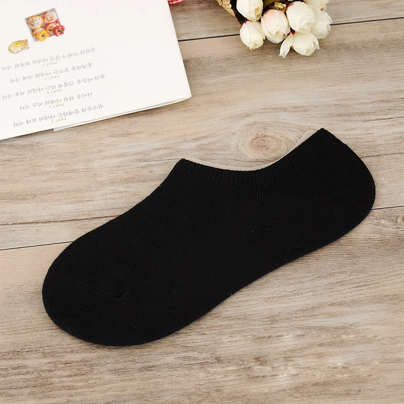 Носки мужские классические хлопковые однотонные короткие Туфли носки