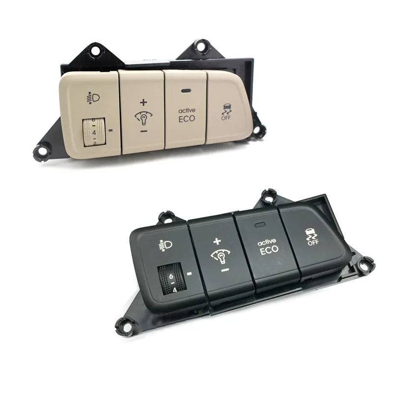 

ESP Button ECO Switch Headlight Lamp Switch Dashboard Illumination Switch Assy Button for Hyundai Elantra