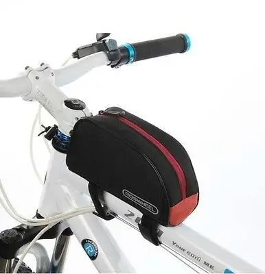 

ROSWHEEL 1.0L Polyester Bike Bicycle Ride Cycling Cycle Accessories Frame Front Tube Pannier Head Top Reflective Case Bag