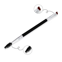 Tomtosh 1 шт. 12 # Большие Синтетических Duo бровей Кисточки смешивания брови кистей для макияжа комплект Бесплатная доставка