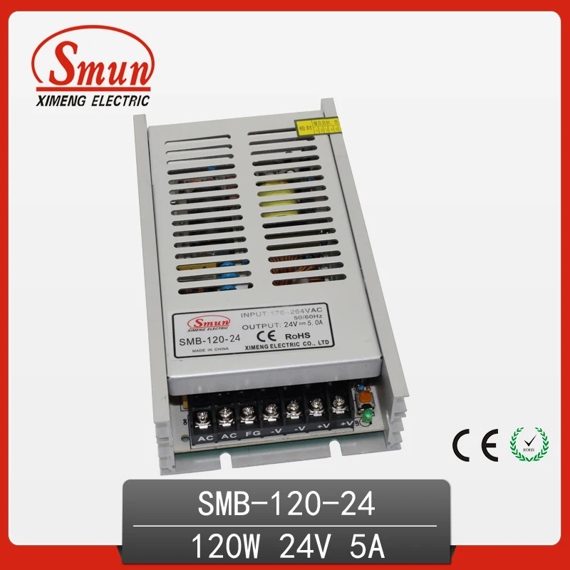 120W 24V 5A Ultra-thin Single Switching Power Supply IP22 SMPS with CE ROHS | Обустройство дома