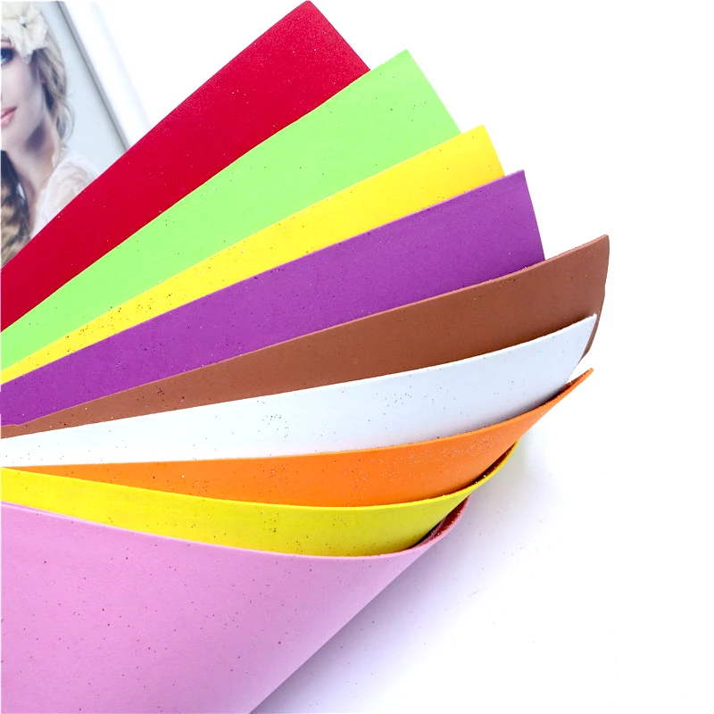 10Pcs/lot 20*30cm Sponge Paper Glitter Flash Handcraft EVA Foam Paper Sheets Kindergarten DIY Craft - 32921700616