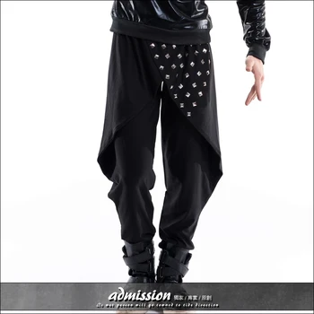 

27-45 ! NEW Men singers dancer stage pants Nightclub bar DJ The stylist personality harem pants trousers costumes! FREE SHIPPING