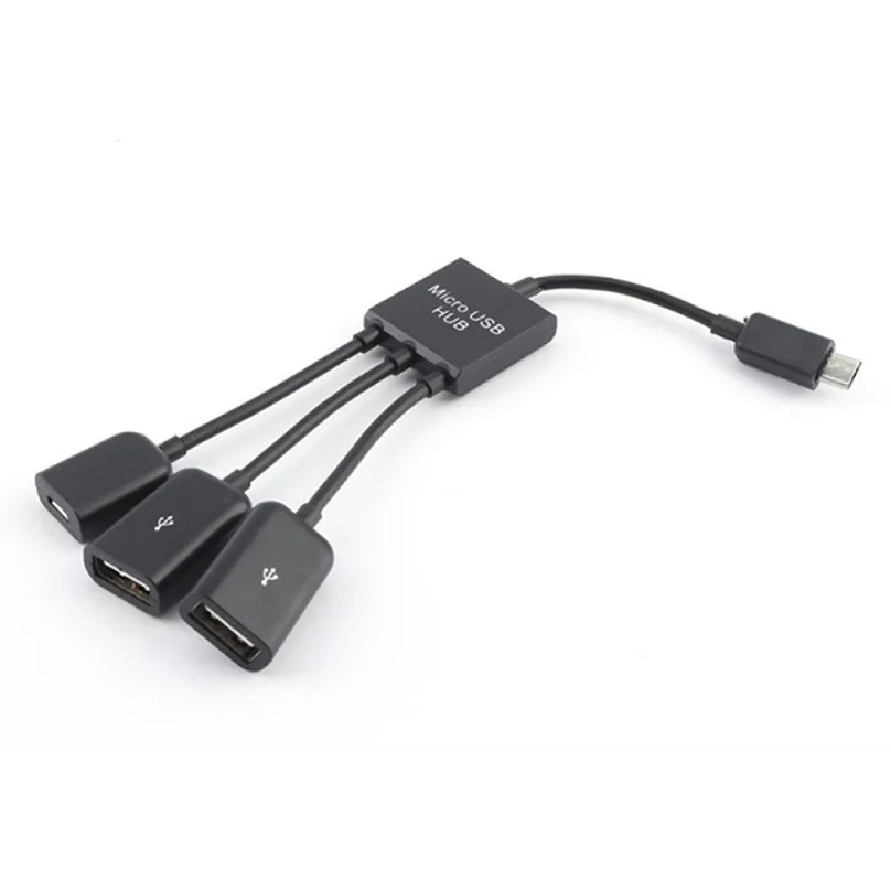 OTG 3/4 порт Micro USB зарядное устройство концентратор кабель разделитель соединитель Адаптер для смартфона компьютер планшет ПК кабель для передачи данных - Цвет: 3 Port