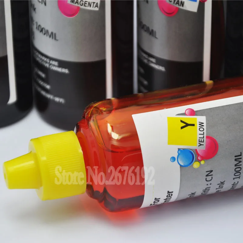 For Canon Pixma MG6340 MG7140 iP8740 MG7540 printer Ink Cartridge Refill Reusable PG450 CLI-451 Quality Dye Photo Ink 6x100ml