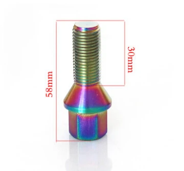 20 pcs Ti Bolt Racing Car Titanium Bolt for Car Wheel DIY Burnt Multiple Color and Blue Hexagon Ti screws Ti fasteners 20 pcs Ti Bolt Racing Car Titanium Bolt for Car Wheel DIY Burnt Multiple Color and Blue Hexagon Ti screws Ti fasteners