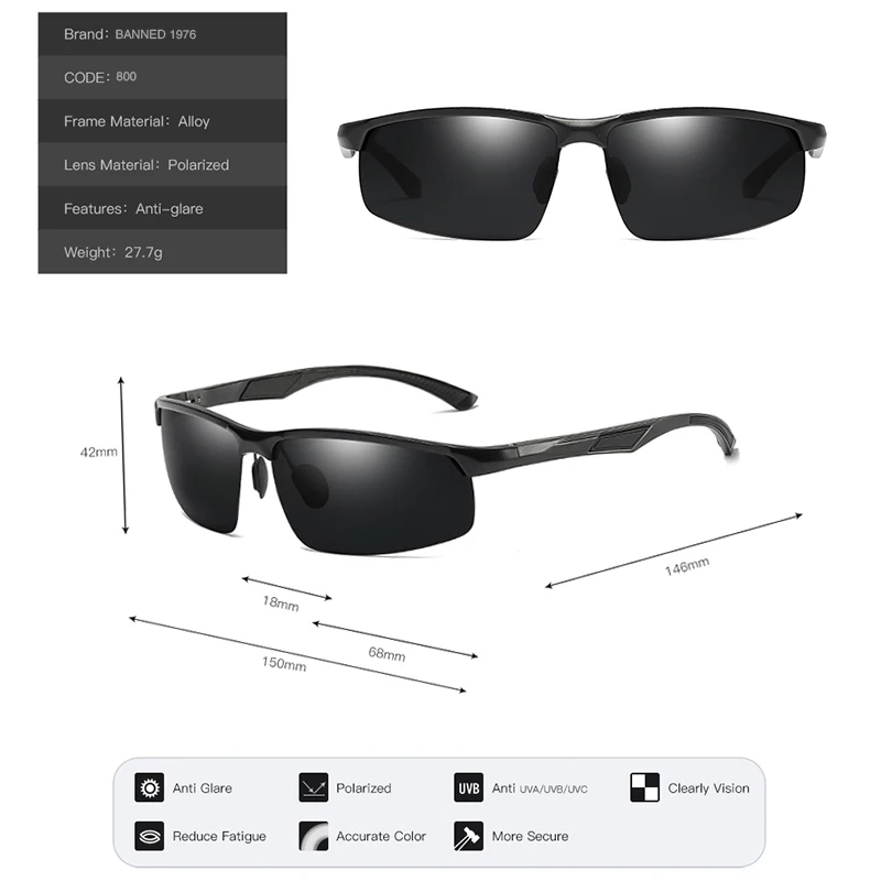 Новое поступление алюминиевые Брендовые мужские солнцезащитные очки HD поляризованные линзы винтажные очки Аксессуары Солнцезащитные очки Oculos для мужчин 605
