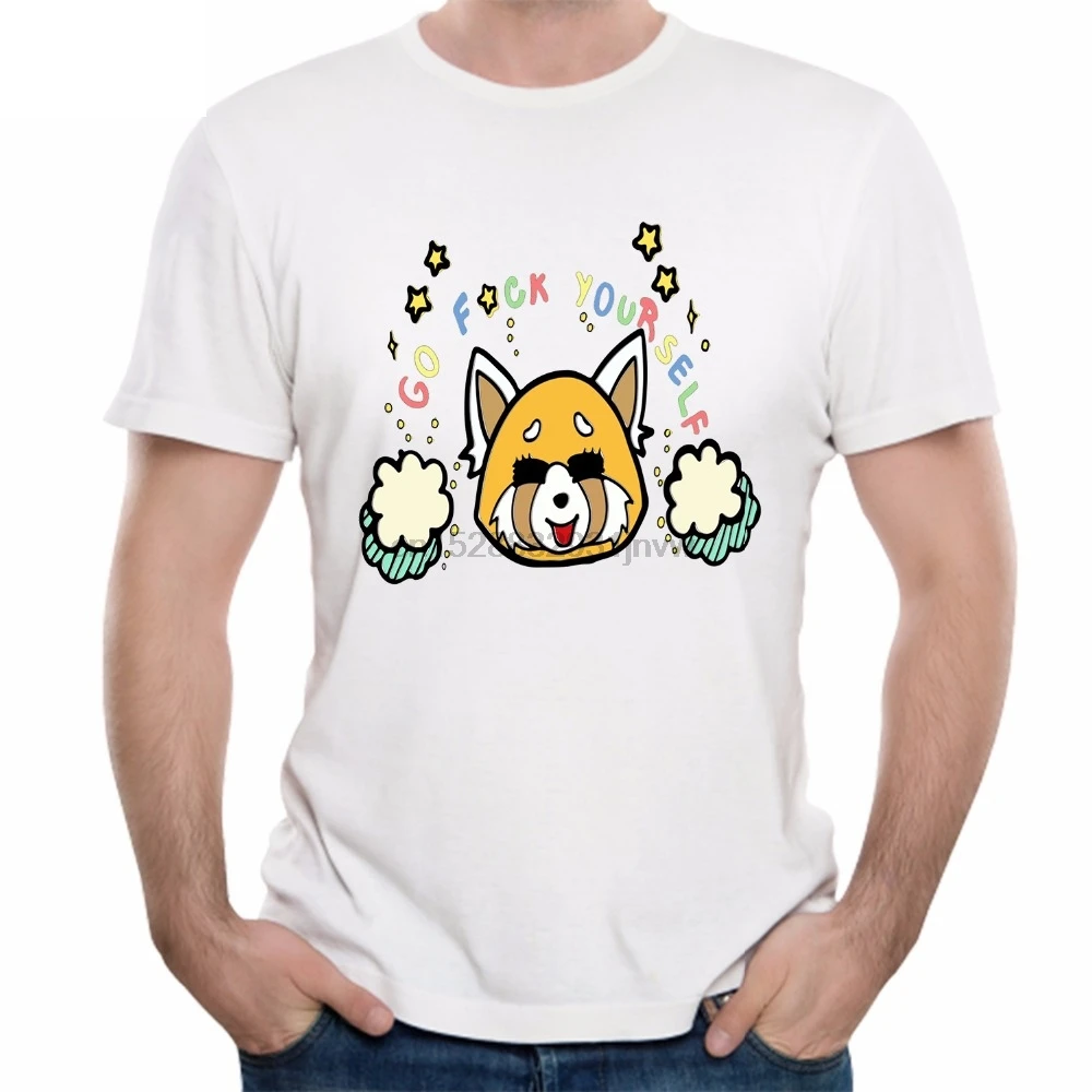 

Aggressive Retsuko Tees Popular Cartoon Aggretsuko T Shirt Casual Breathable Cotton T-shirt For Man Big Size