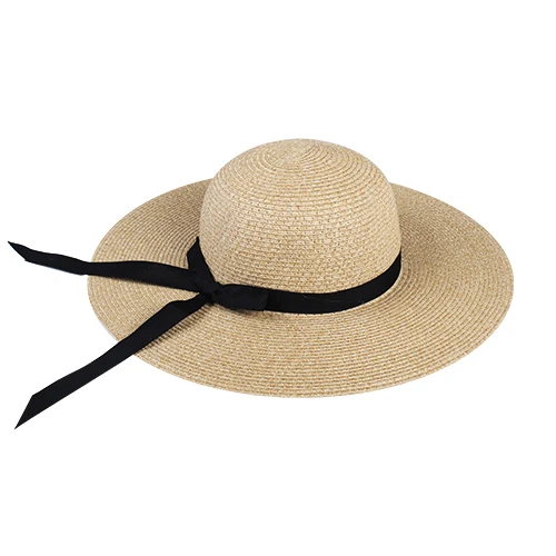 FURTALK Летние Соломенные Шляпы для Женщин Мода Дизайн Женщины Beach Sun Hat с Складной Наполнянный До Краев - Цвет: Mixed Beige