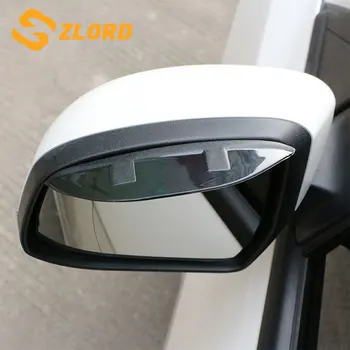 

Zlord Car Rearview Mirror Rain Blades Back Mirror Eyebrow Cover Sticker for Ford Focus 2 MK2 MK4 2005 - 2012 Accessories