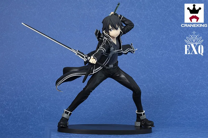 100% оригинальная коллекция Banpresto EXQ SAO Figure KIRITO от &quotSword Art Online&quot|Игровые фигурки и