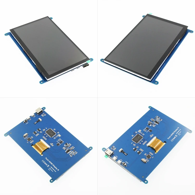  1pcs 7 inch Raspberry Pi 3 Model B+ LCD Display Touch Screen LCD 800*480 HDMI TFT Monitor