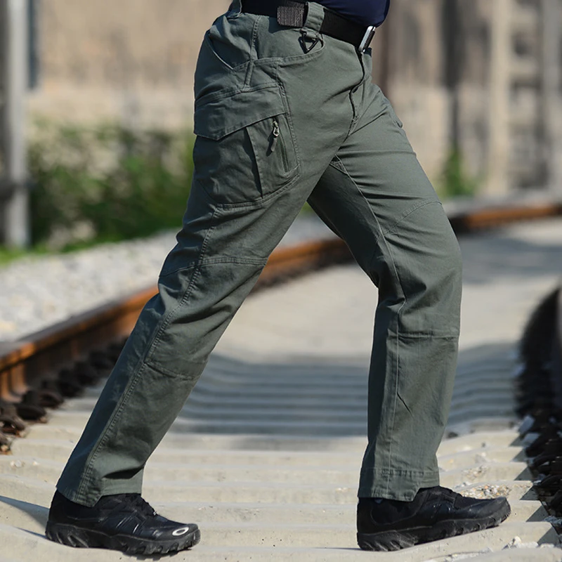Tactical Cargo Pants Men Military SWAT Pants Paintball IX9 II Army Soldier Combat Trousers Cotton Many Pockets Work Pants XXXL