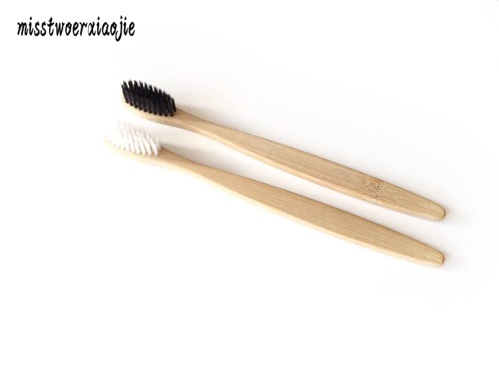 Натуральный экологичный Бамбук Зубная щетка oral care волокна мягкие кисть с деревянной ручкой зубная щетка взрослых скребок языка Рот чистым