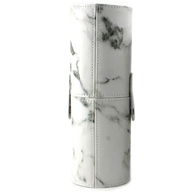 

Marble Pattern Portable Makeup Brush Holder Cosmetics Make Up Cup Storage Organizer Case