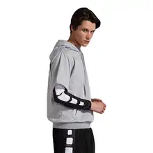 Мужская быстросохнущая толстовка с капюшоном Спортивная Трикотажная компрессионная фитнес-рубашка Gymming Беговая баскетбольная футбольная куртка 839