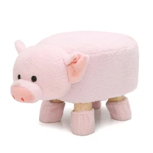 Прочная деревянная детская креативная табуретка для животных, низкий Маленький стул, милый детский стульчик для детского сада, детская Сменная обувь, табурет