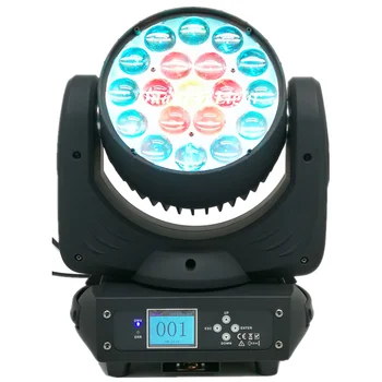 

4lot led beam moving head wash 19x15w ring led moving head zoom rgbw LCD display moving lyre
