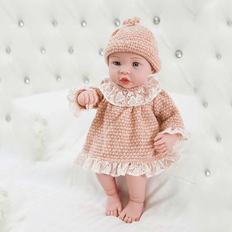 19 дюймов Reborn Baby Doll Силиконовые конечности хлопок тело мягкая резина Моделирование ручной работы Reborn игрушки для детей - Цвет: 10