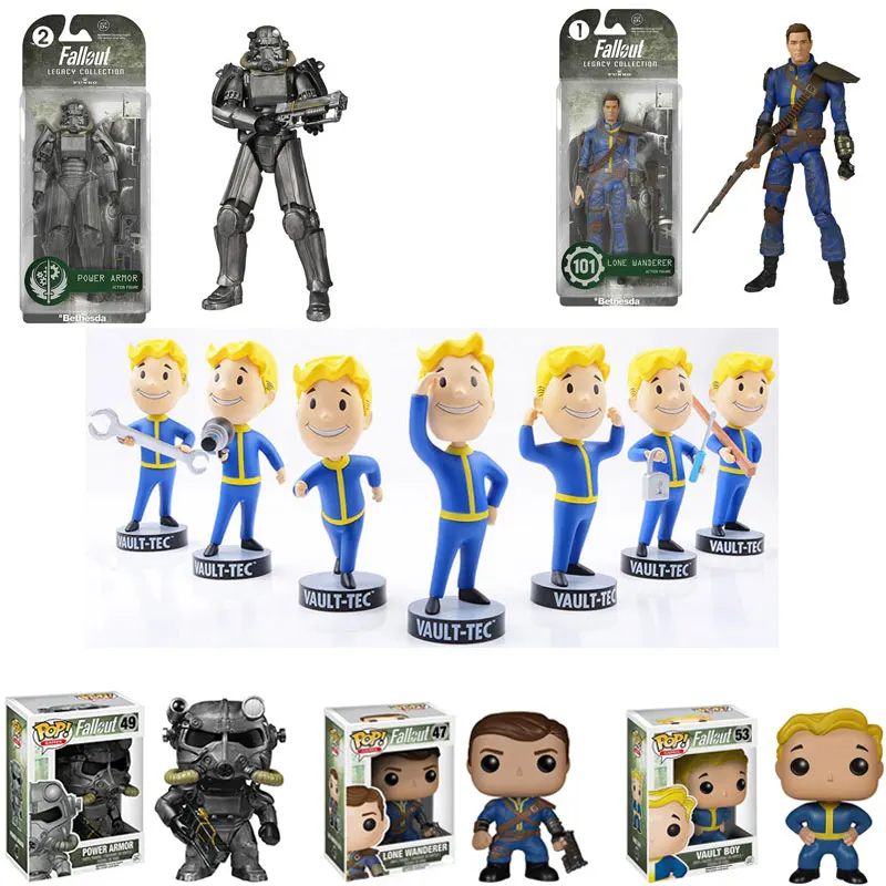 

fo figure legacy action figures: power armor & Lone Wanderer action figure (blister pack)